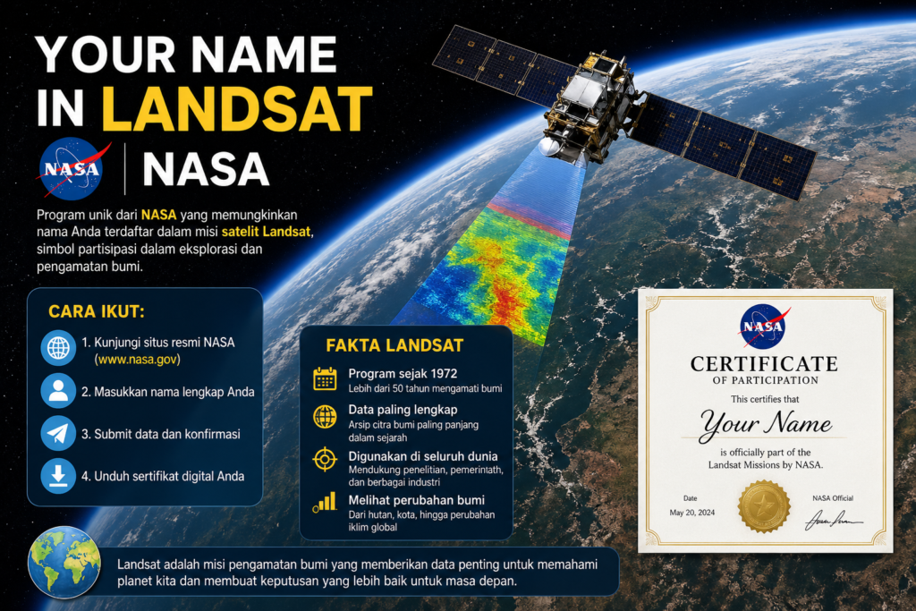 your name in landsat nasa