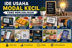 Ide Usaha Modal Kecil yang Menjanjikan 2026 Peluang Bisnis Minim Risiko, Untung Maksimal